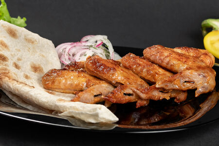 Шашлык из куриных крыльев