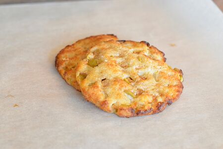 Печенье творожно-яблочное