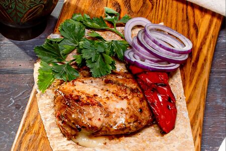 Куриное филе, фаршированное сыром