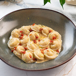 Пельмени из дикого лосося