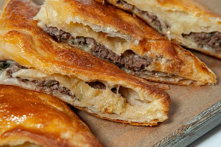 Пеновани с мясом