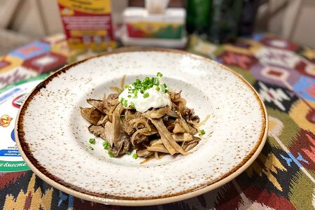 Вешенки жареные