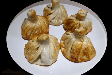 Хинкали Говядина-свинина жареные