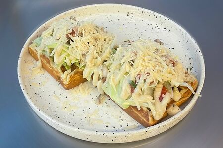 Вафля Цезарь с курицей