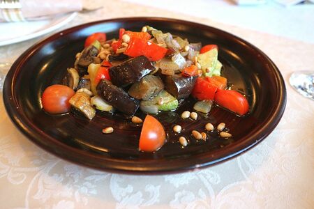 Гриль-салат из овощей