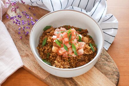 Булгур в паназиатском стиле