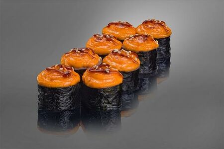 Запеченный ролл с мидиями