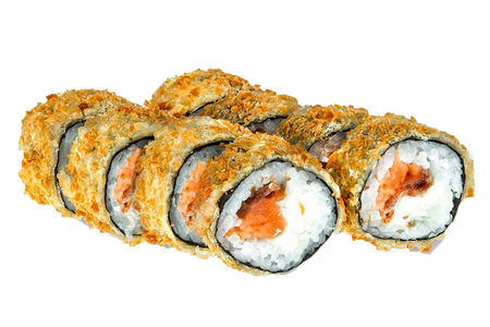 Темпура ролл с лососем