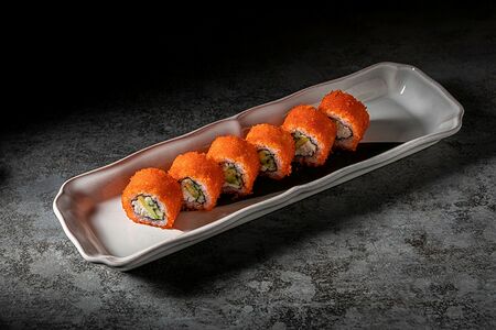 Ролл калифорния с камчатским крабом