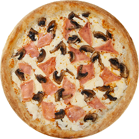 С грибами и ветчиной