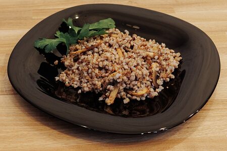 Гречка с грибами