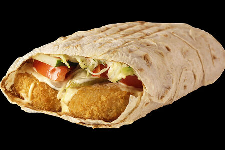 Шаурма с креветками