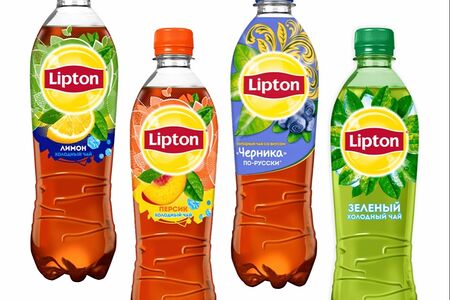 Чай Lipton чёрный с персиком