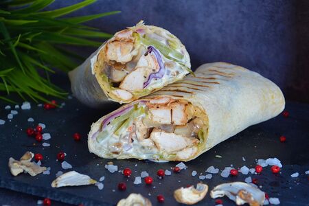 Грибная шаурма