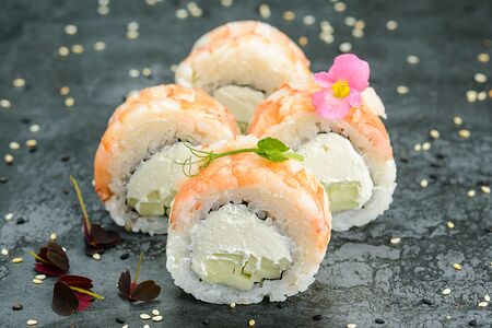 В креветке с огурцом