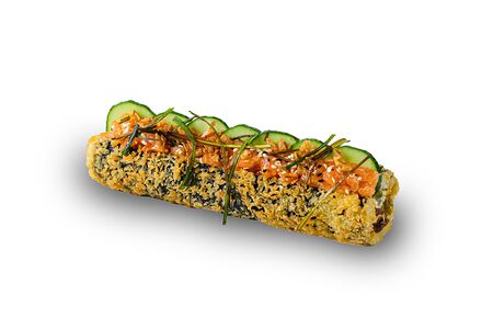 Хот-дог с лососем