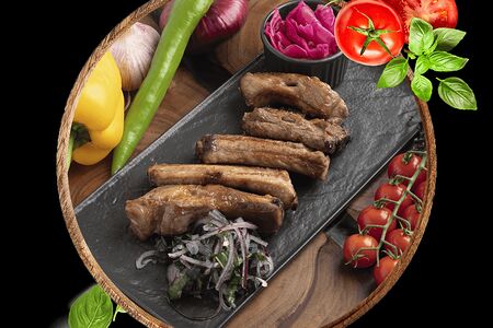 Шашлык из свиных ребер