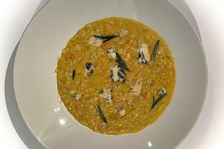 Ризотто с тыквой и горгонзолой