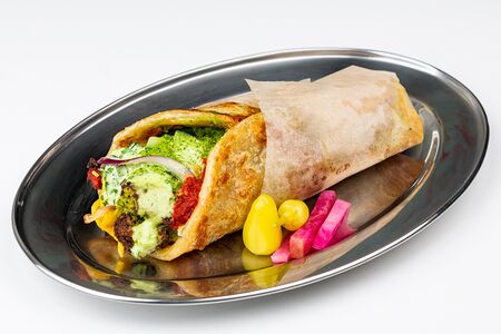 Роти кебаб с фалафелем