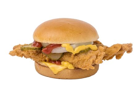 Чизбургер с луком