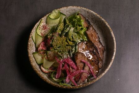 С ростбифом на огне