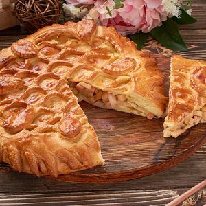 Пирог с яблоками и апельсином