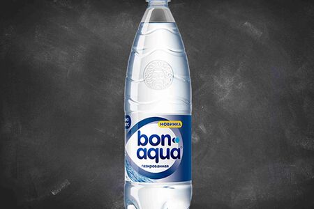 Вода BonAqua с газом