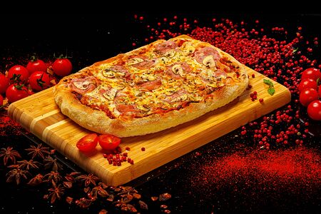 Ветчина и грибы