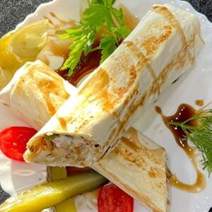 В лаваше двойная с сыром