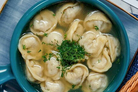 Пельмени с курицей