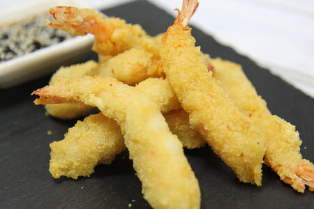 Эби темпура с тайским соусом