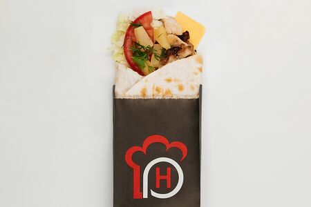 Донер гавайский в лаваше