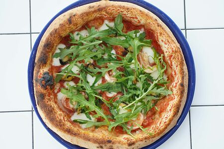 Пицца с морепродуктами