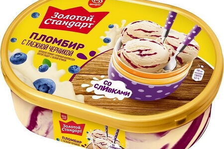 Золотой Стандарт Пломбир Таежная Черника