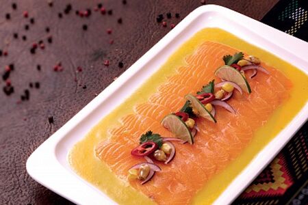 Тирадито из лосося