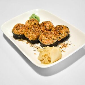 Запеченный с мидиями