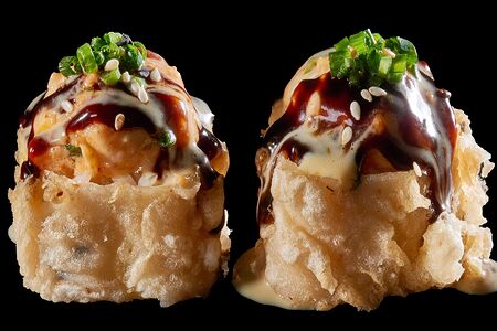 С угрём и тигровыми креветками