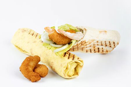 Шаурма с креветками