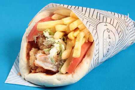 Сувлаки с креветкой в темпуре