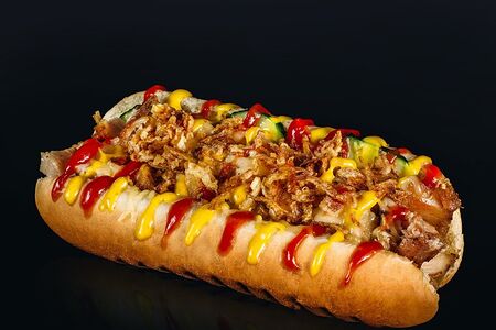 Булочка с мясом