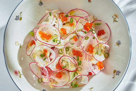 Салат с крабом