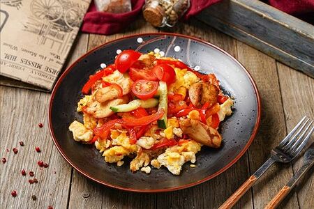 Тепан с курицей