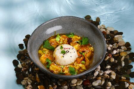 Карри с креветками