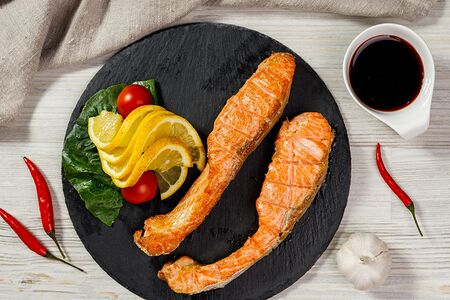 Сёмга на мангале