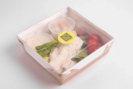 Салат Цезарь с курицей