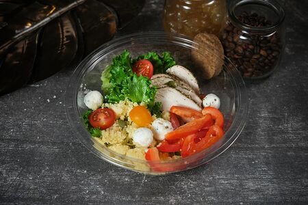 Боул с творожным сыром