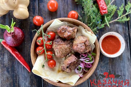 Шашлык из cвинoй шейки