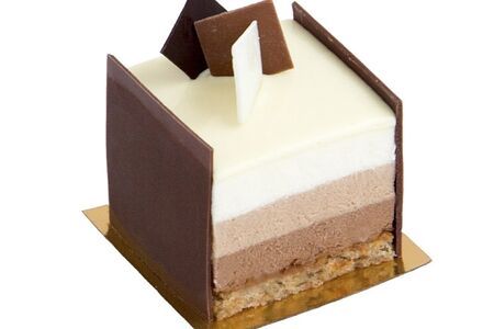 Пирожное сырное Леберже Три шоколада