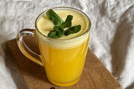 Горячий апельсиновый фреш