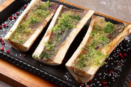 Мозговые косточки на гриле